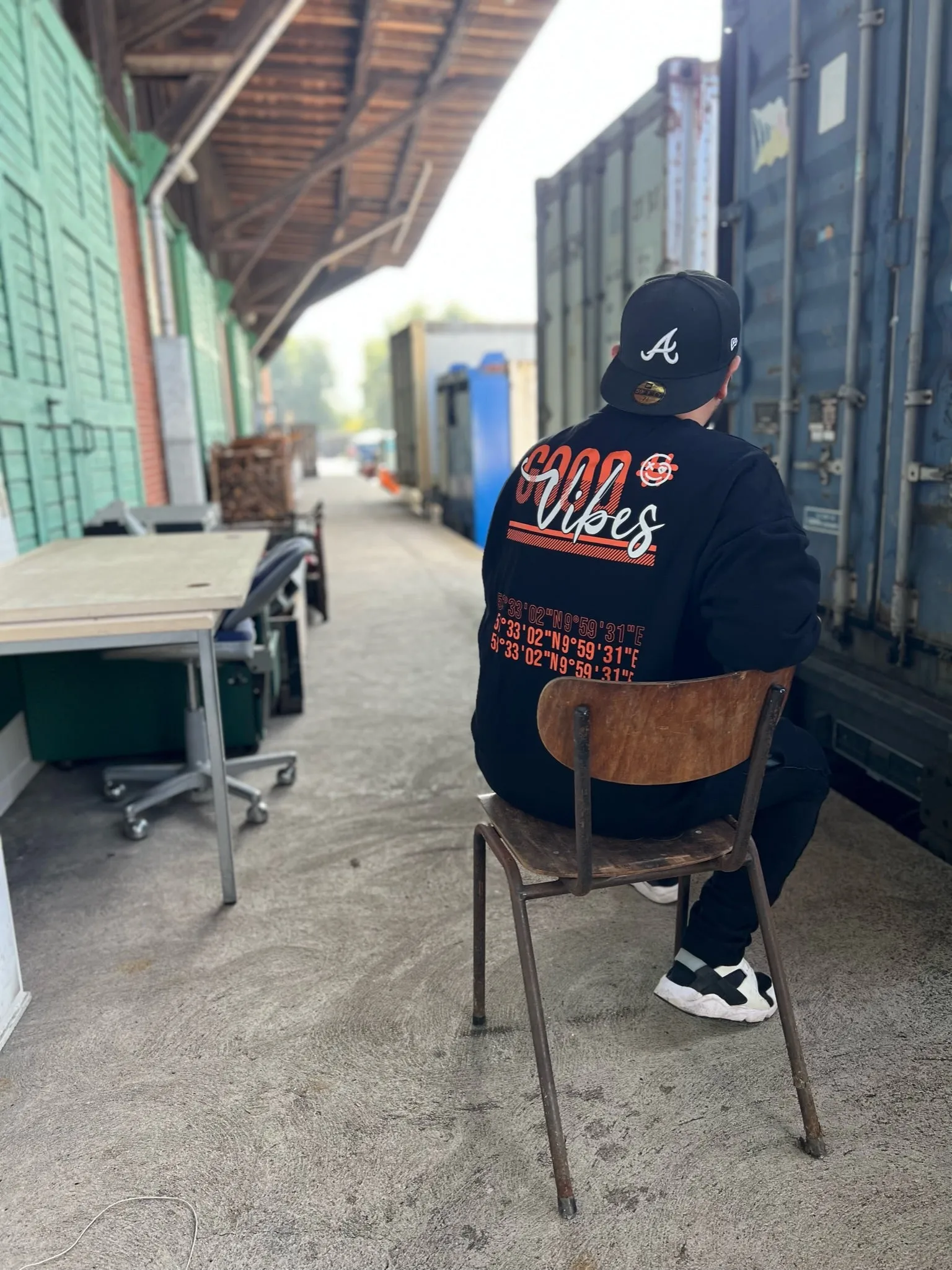 #19 Sweatshirt OVERSIZE "Good Vibes" - versch. Farben