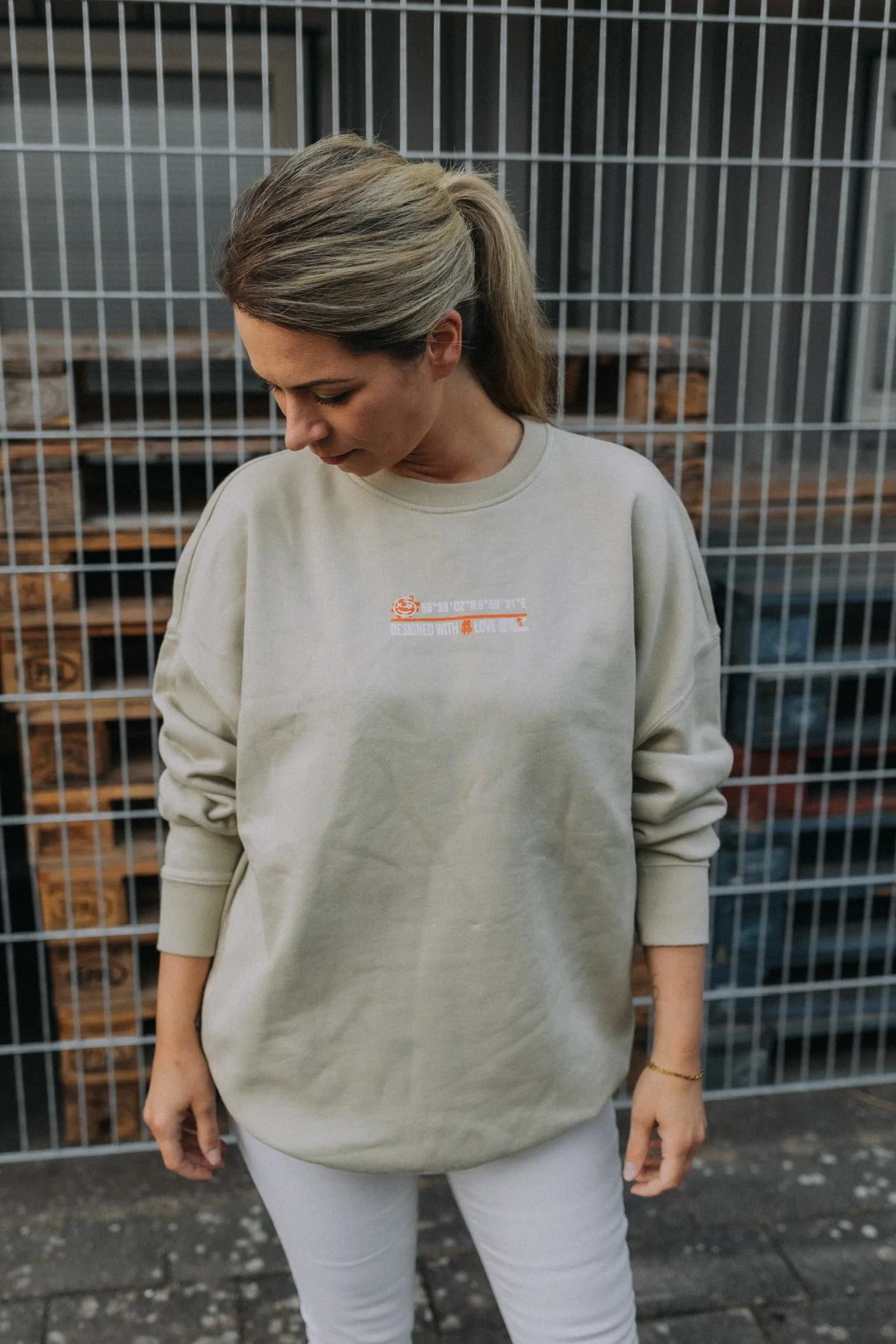 #19 Sweatshirt OVERSIZE "Good Vibes" - versch. Farben