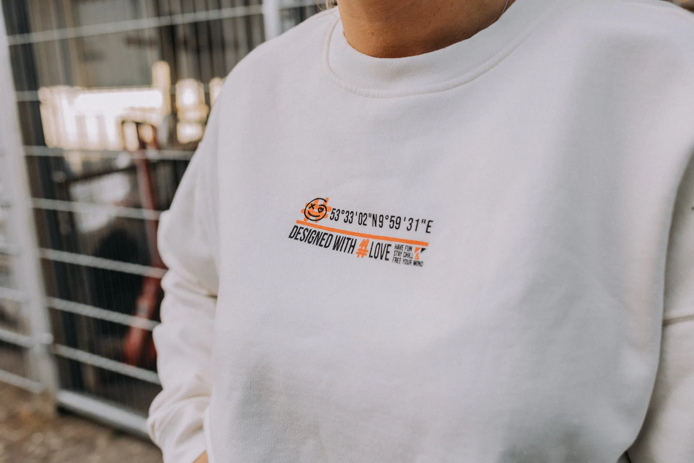 #19 Sweatshirt OVERSIZE "Good Vibes" - versch. Farben