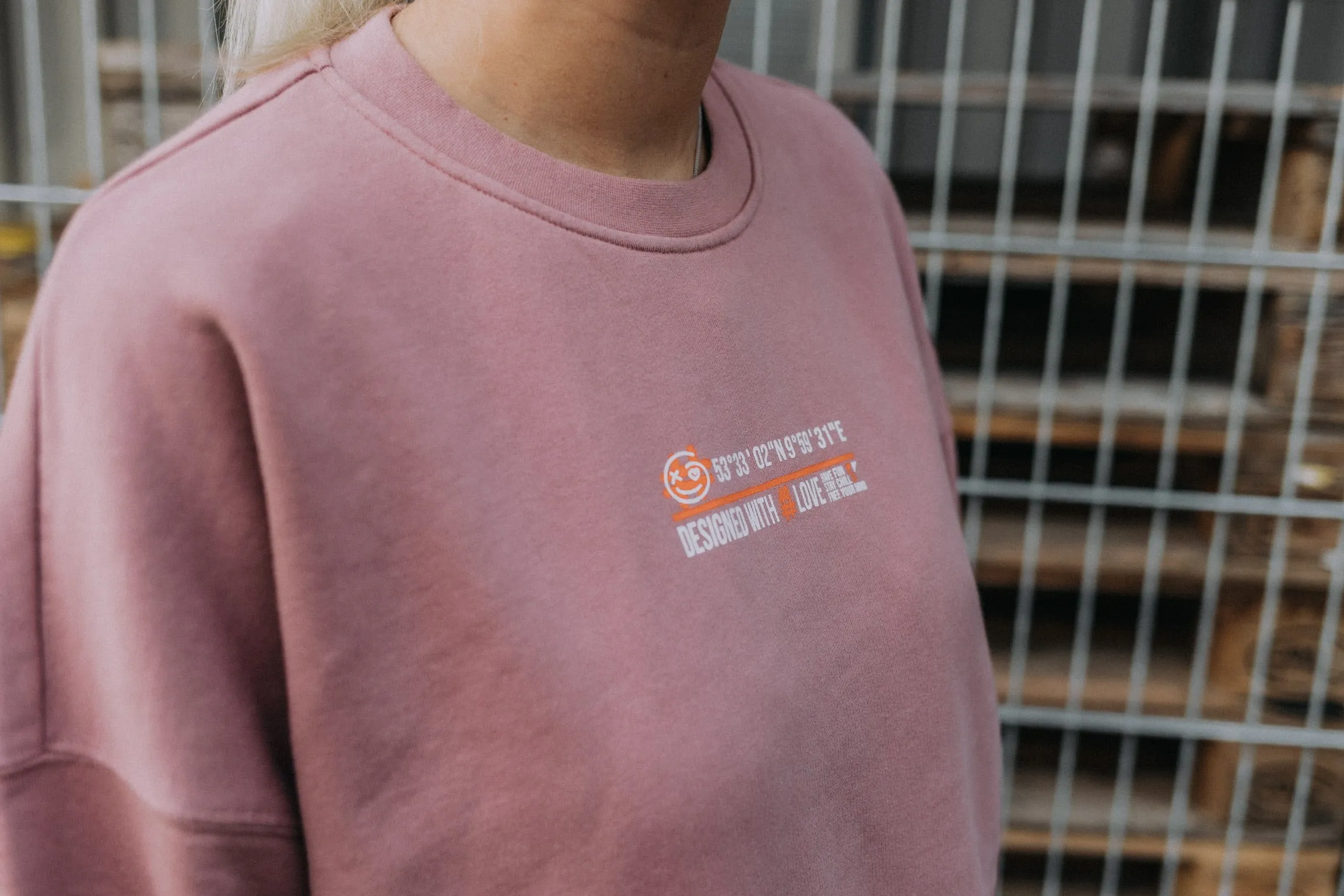 #19 Sweatshirt OVERSIZE "Good Vibes" - versch. Farben