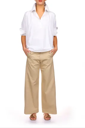 A Shirt Thing Celeste Parachute Blouse in White