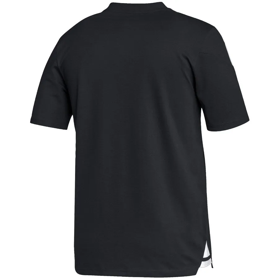 adidas Houston Dynamo FC Henley AEROREADY Polo - Black