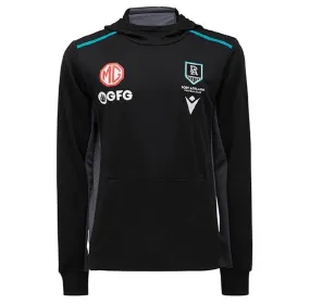AFL 2022 Travel Hooded Sweatshirt - Port Adelaide Power - Adult - Jumper  MACRON