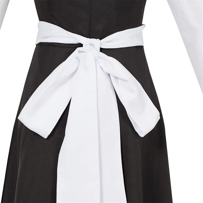 Ai Hayasaka Cosplay Kaguya-sama Love Is War Dress Costume Black White Maid Dress Suit