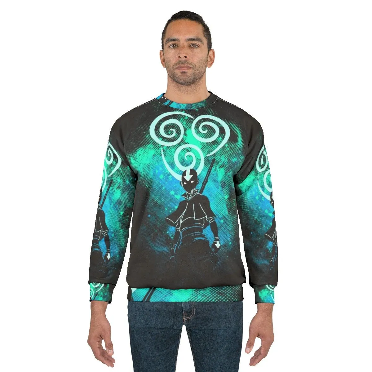 Air Art Avatar Sweatshirt - Anime Inspired Airbender Apparel