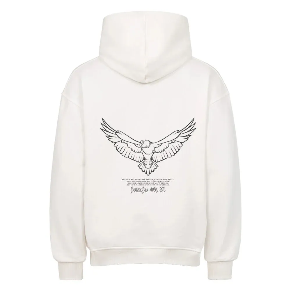 Aktion: Adler Oversized Hoodie BackPrint