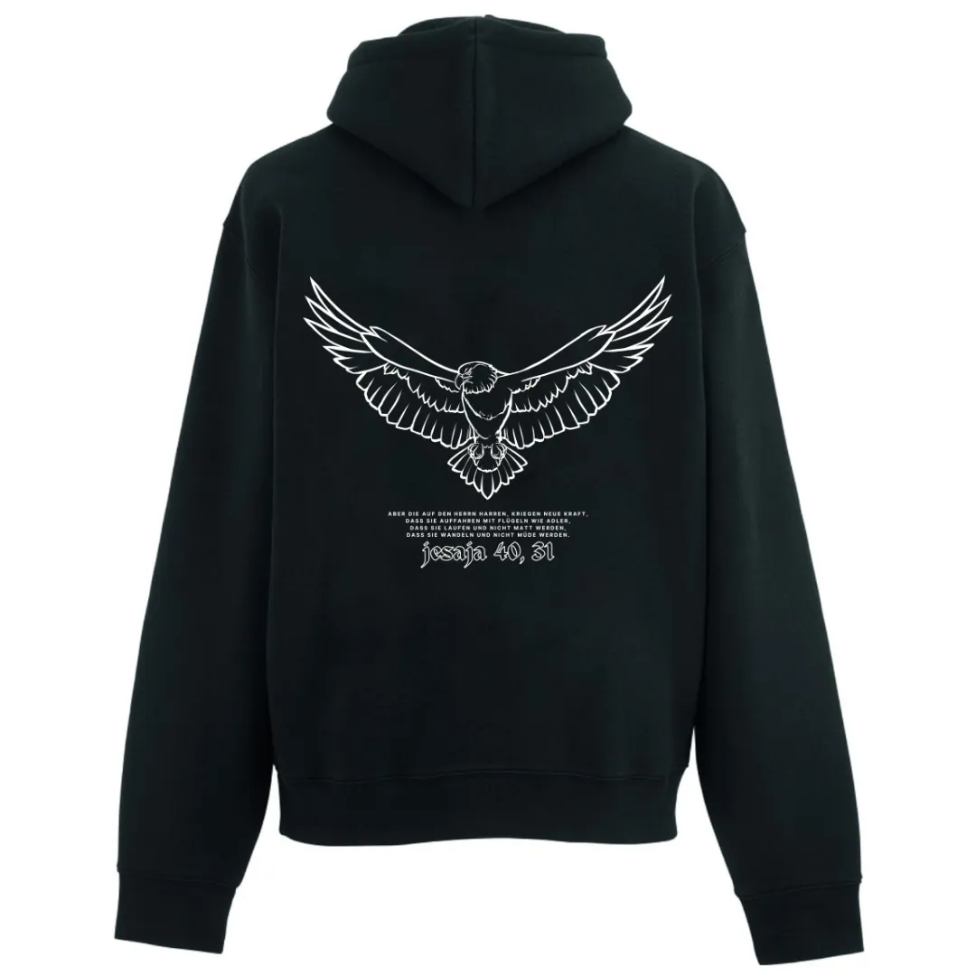 Aktion: Adler Oversized Hoodie BackPrint