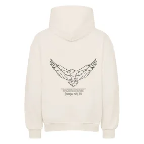 Aktion: Adler Oversized Hoodie BackPrint