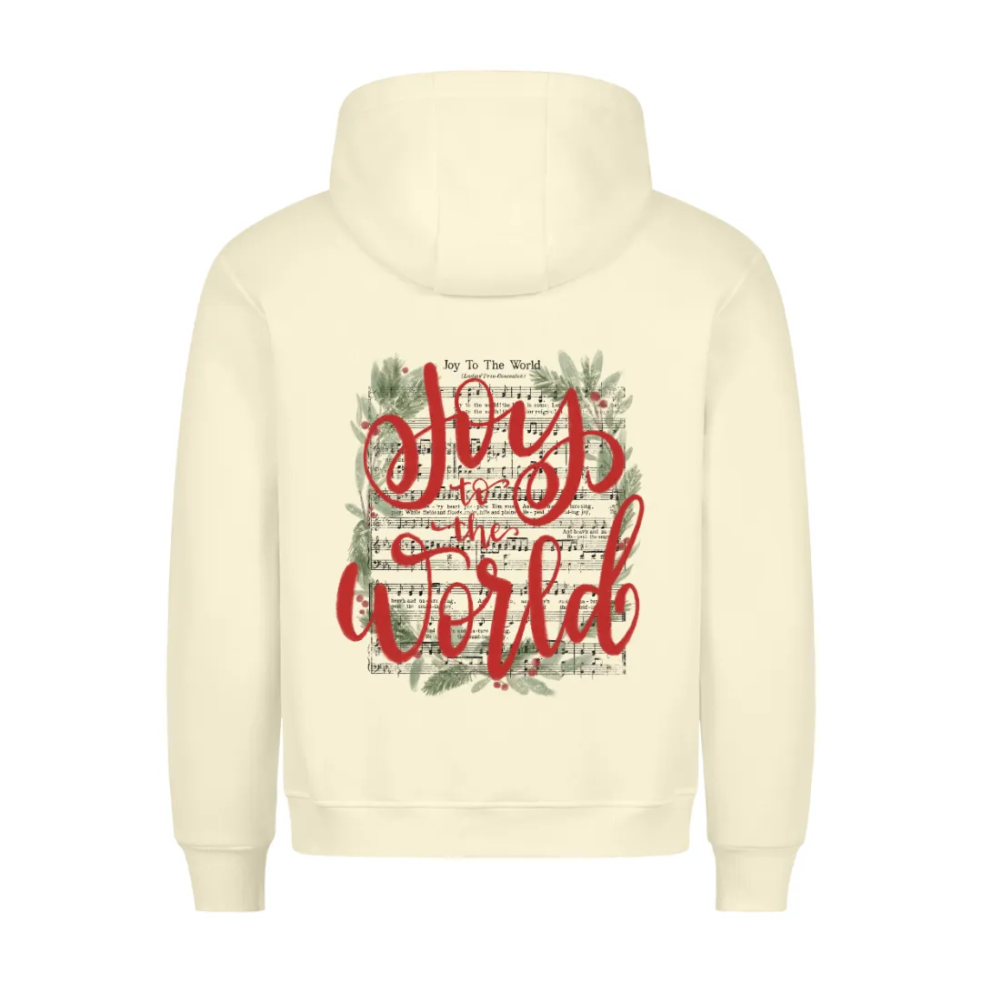 Aktion: Joy to the World Song Christmas Hoodie BackPrint