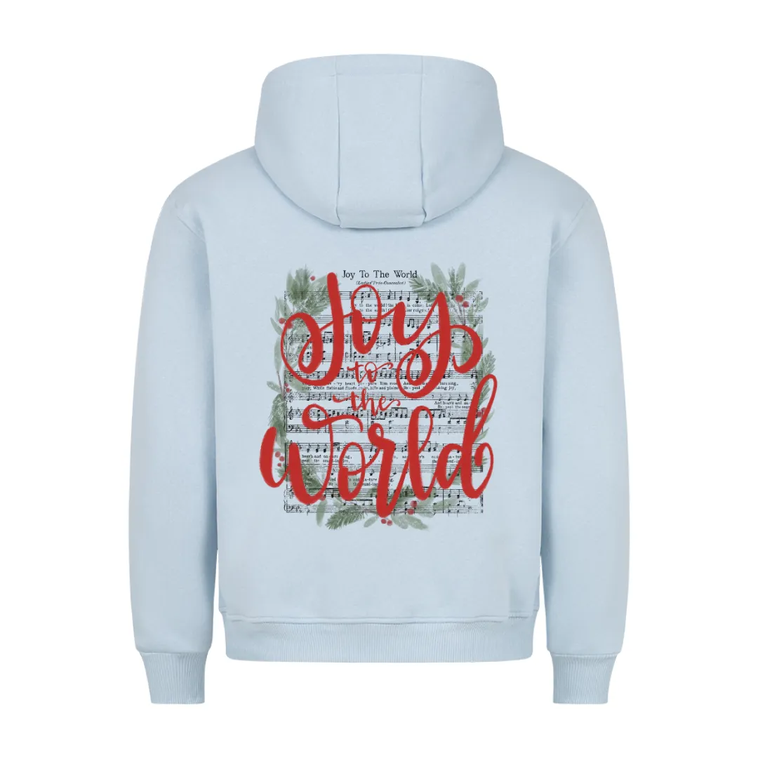 Aktion: Joy to the World Song Christmas Hoodie BackPrint