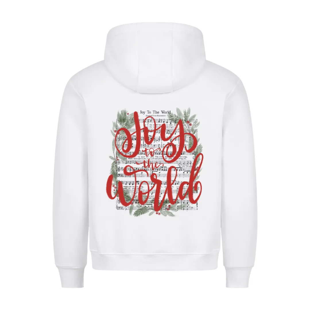 Aktion: Joy to the World Song Christmas Hoodie BackPrint