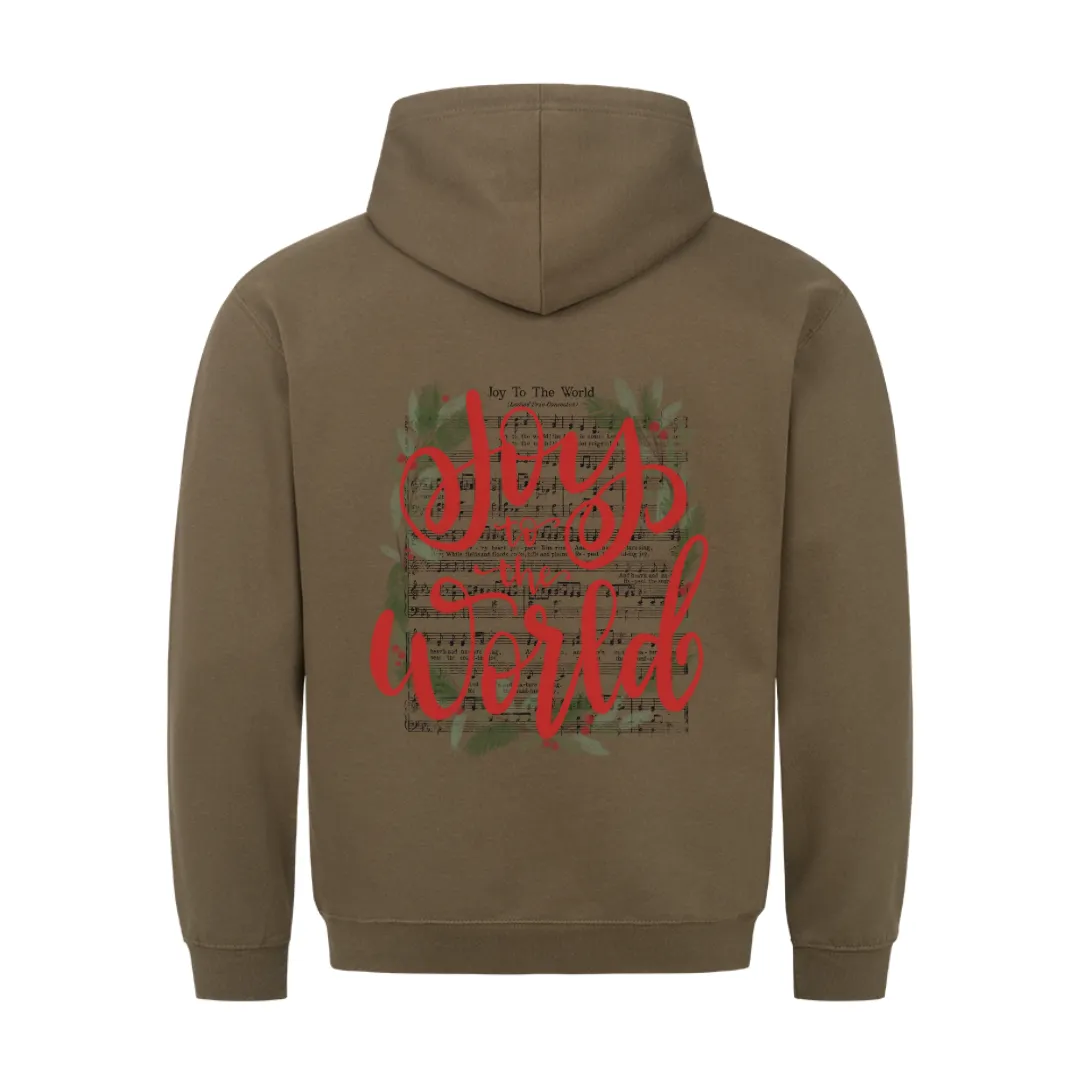 Aktion: Joy to the World Song Christmas Hoodie BackPrint