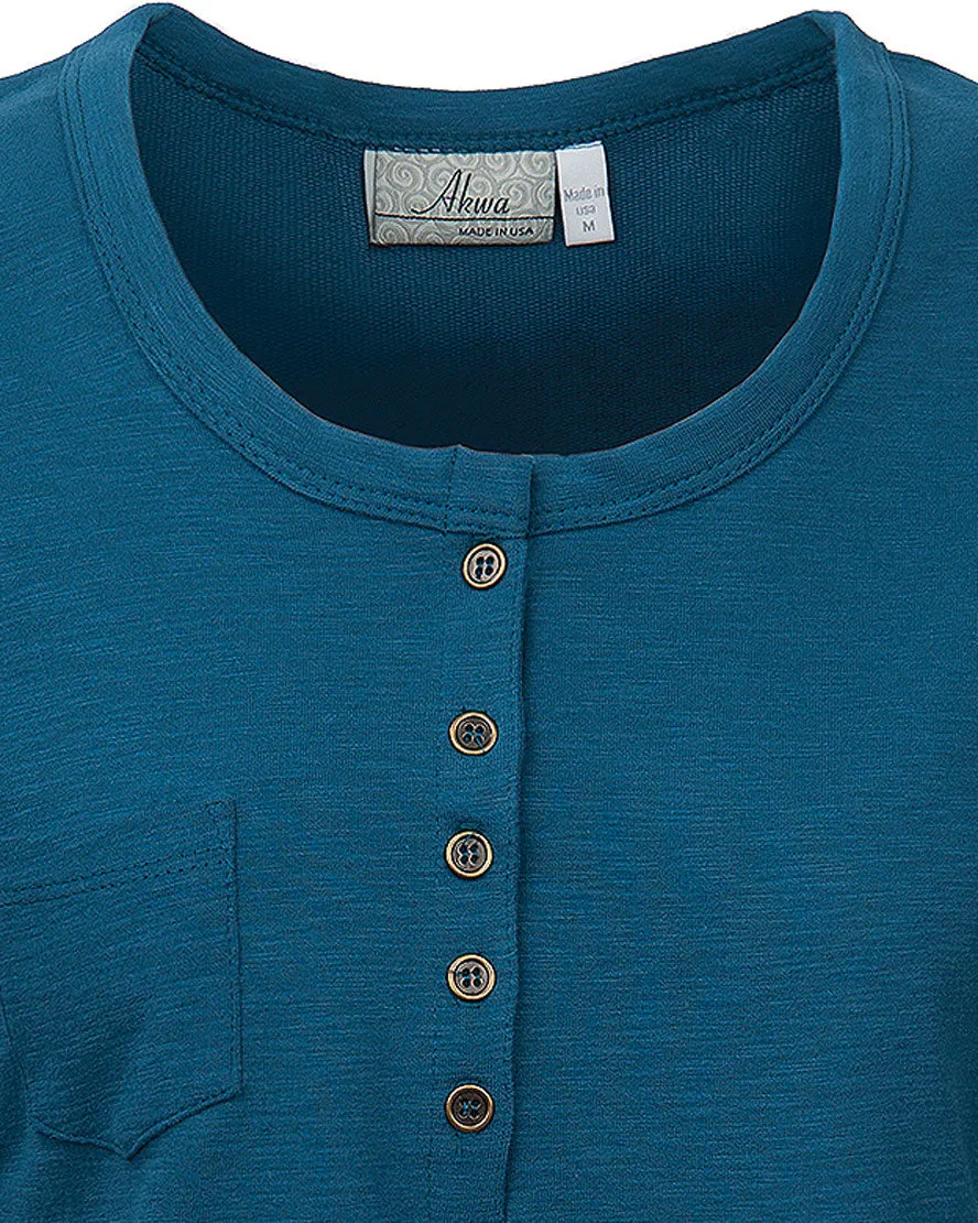 AKWA Ladies' Slub Terry Henley