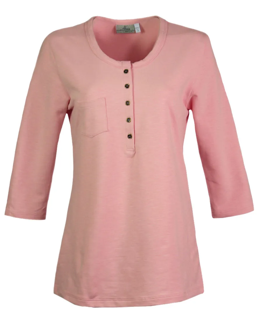 AKWA Ladies' Slub Terry Henley