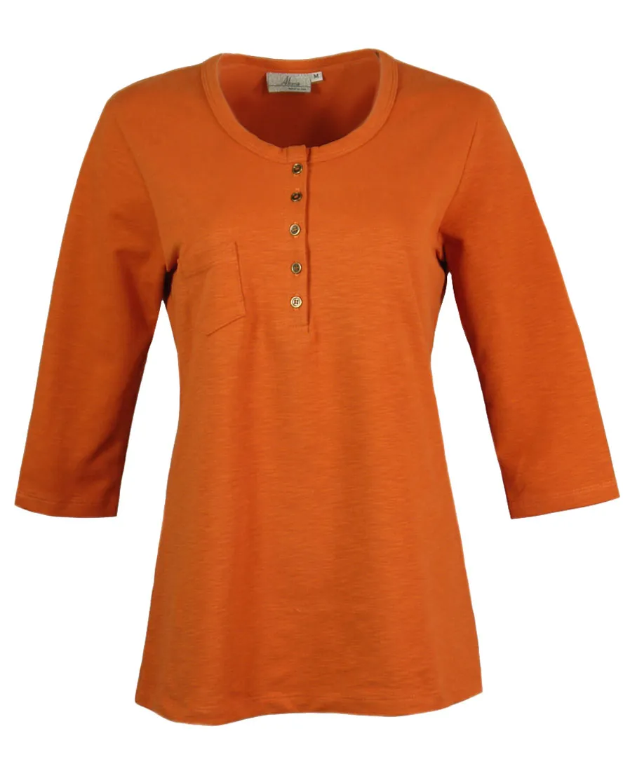 AKWA Ladies' Slub Terry Henley