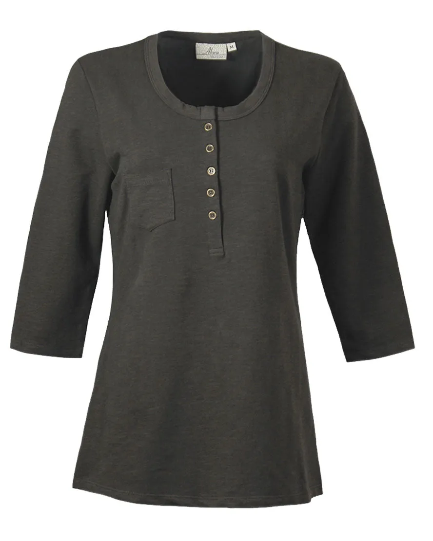 AKWA Ladies' Slub Terry Henley