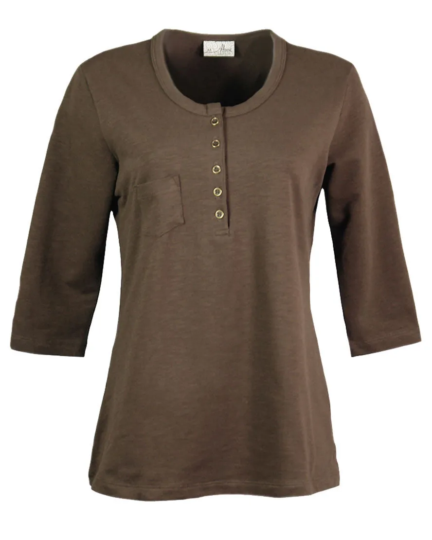 AKWA Ladies' Slub Terry Henley