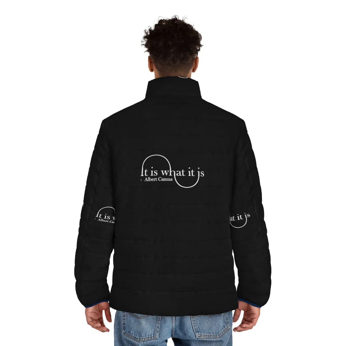Albert Camus Inspired Absurdist Puffer Jacket