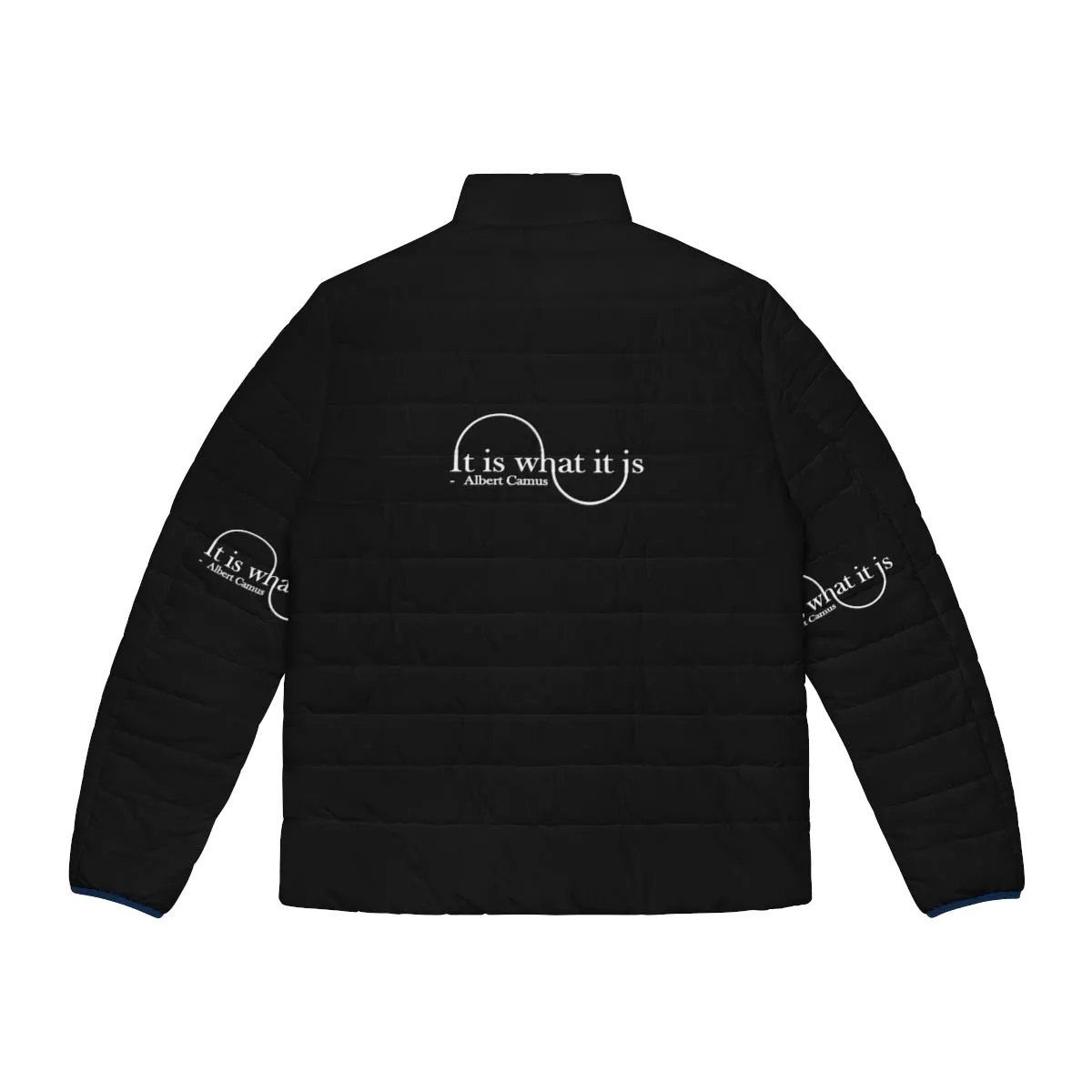 Albert Camus Inspired Absurdist Puffer Jacket