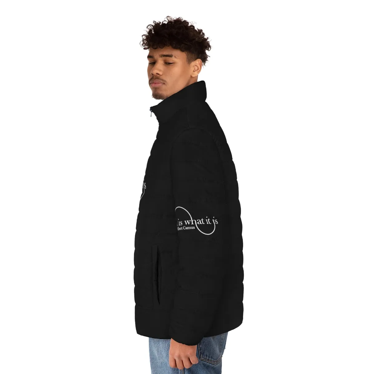 Albert Camus Inspired Absurdist Puffer Jacket