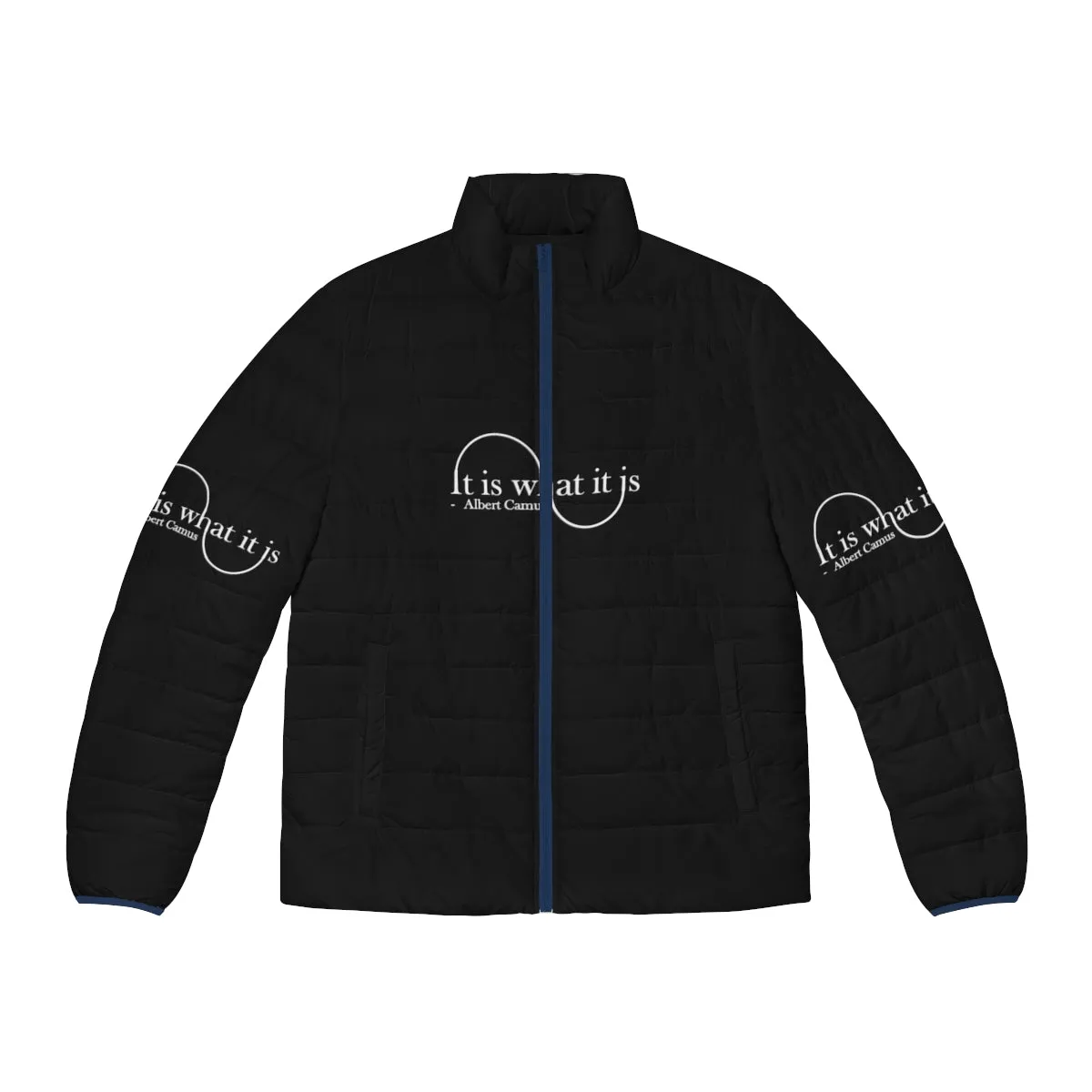Albert Camus Inspired Absurdist Puffer Jacket