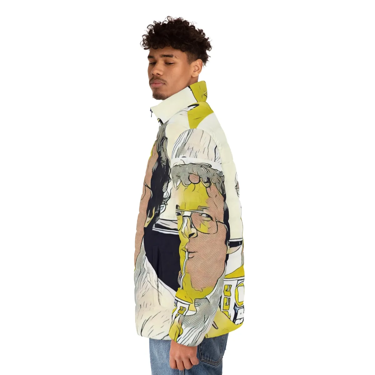 Alexei's Slurpee-Inspired Puffer Jacket from Stranger Things