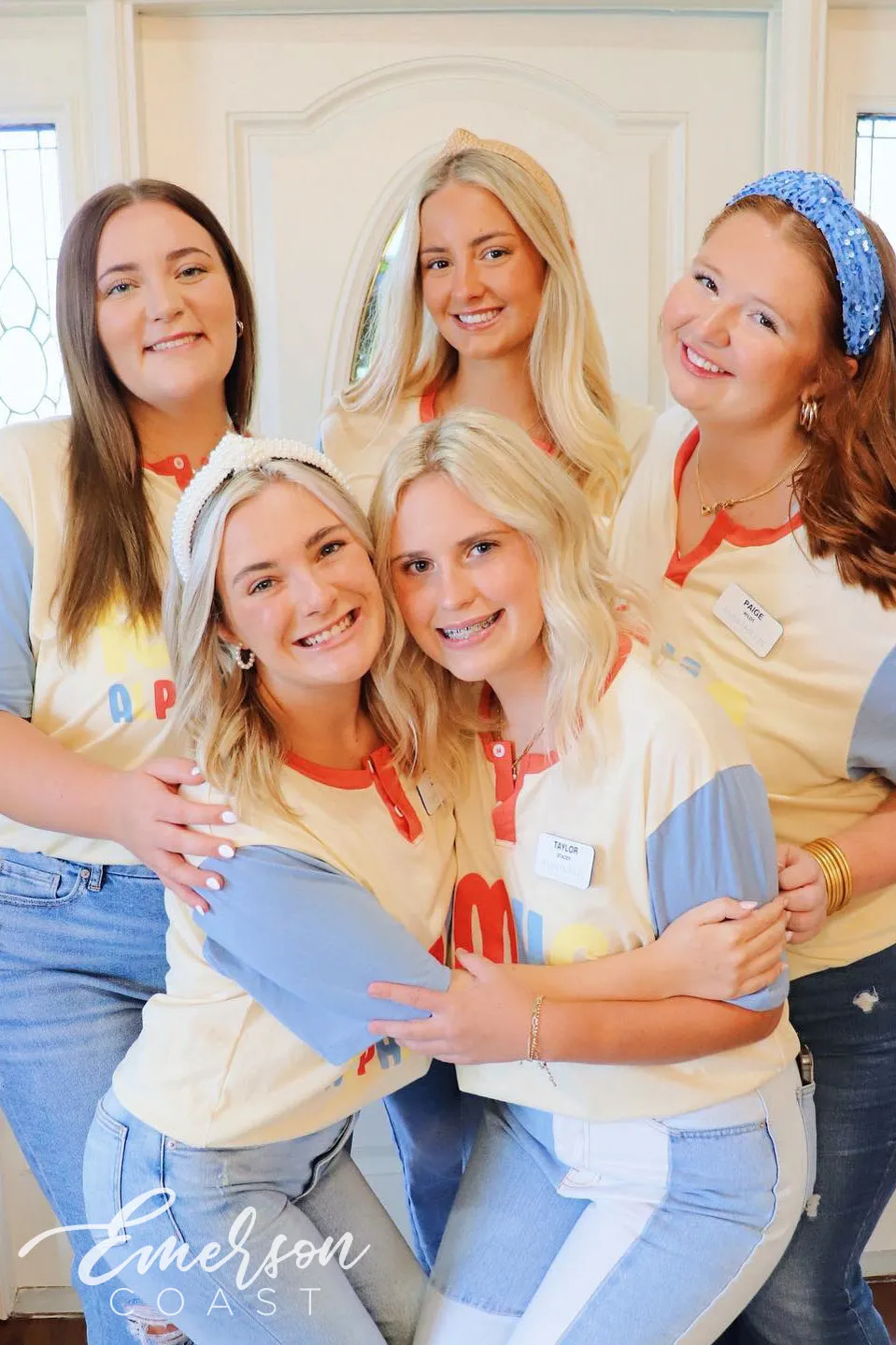 Alpha Delta Pi RMHC Colorblock Henley