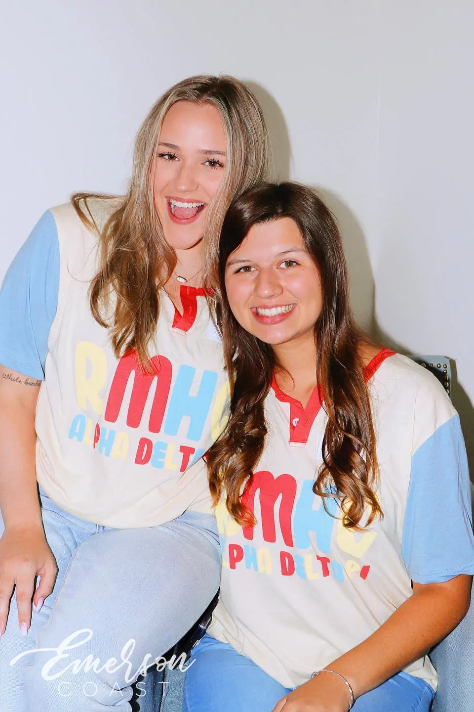 Alpha Delta Pi RMHC Colorblock Henley