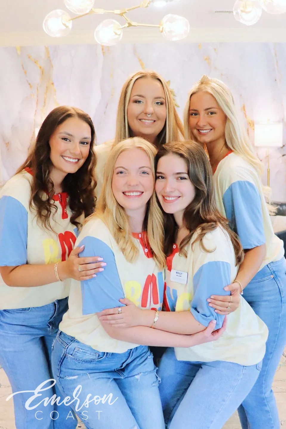 Alpha Delta Pi RMHC Colorblock Henley