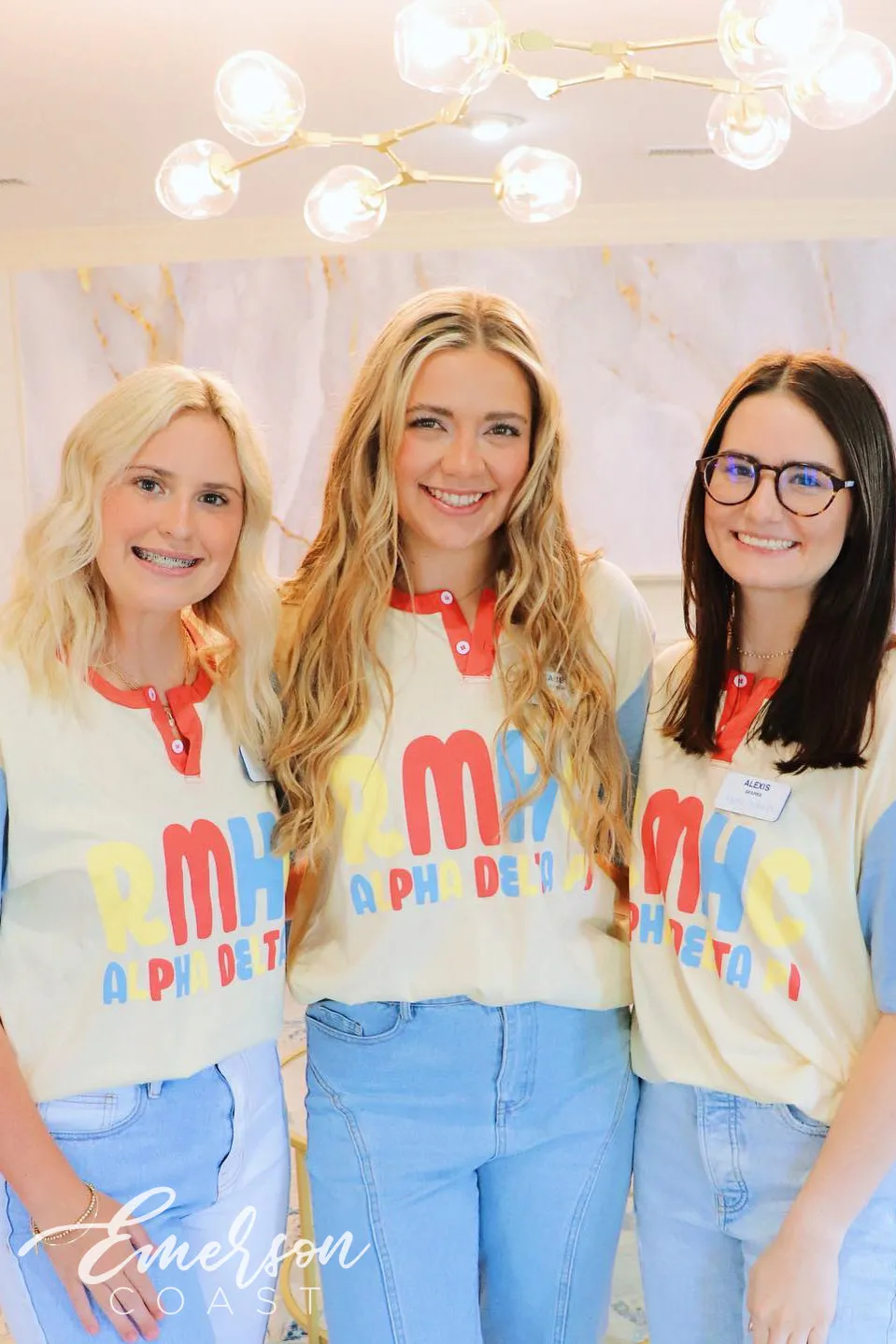Alpha Delta Pi RMHC Colorblock Henley