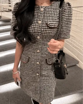 Angela Wool Tweed Dress