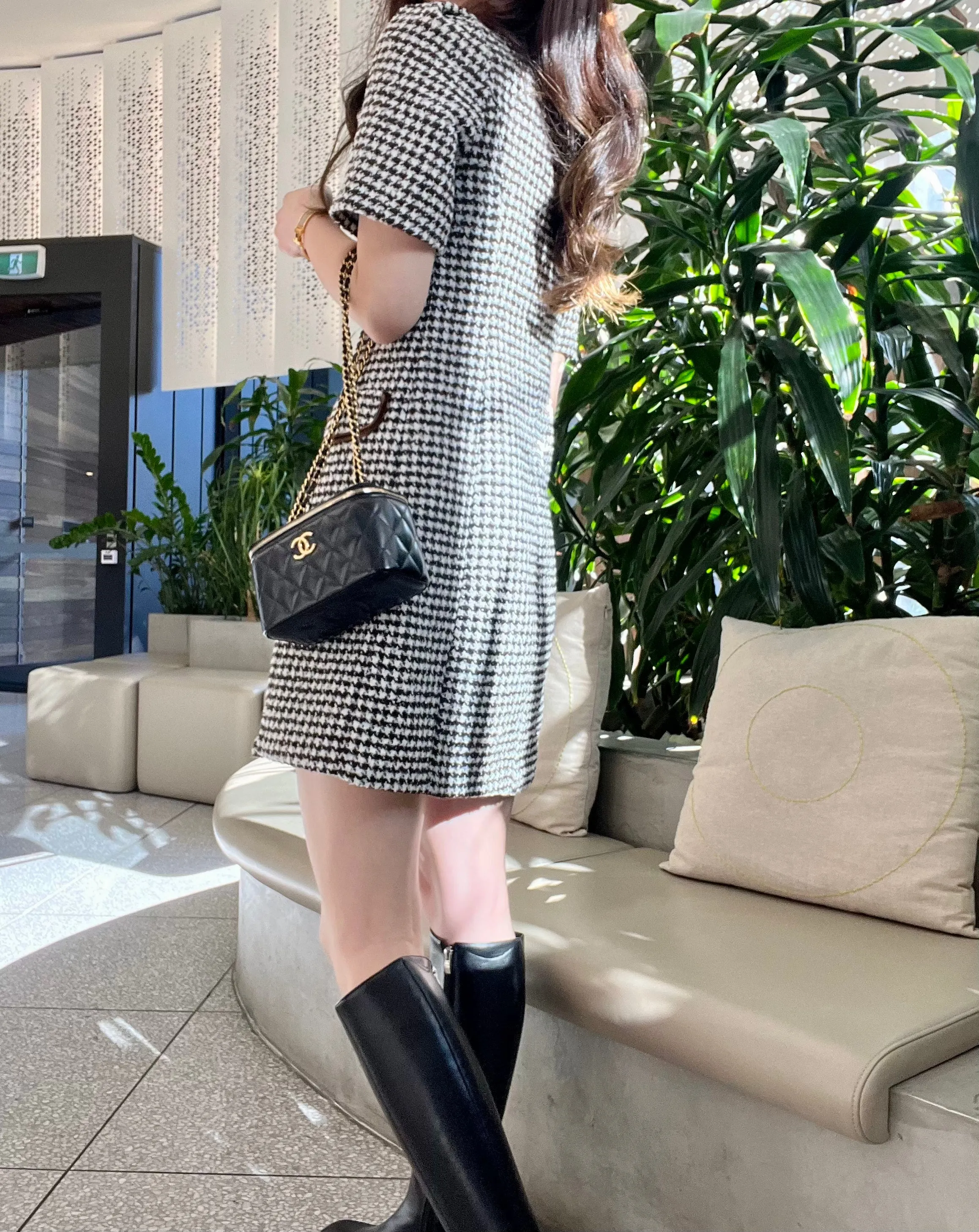 Angela Wool Tweed Dress