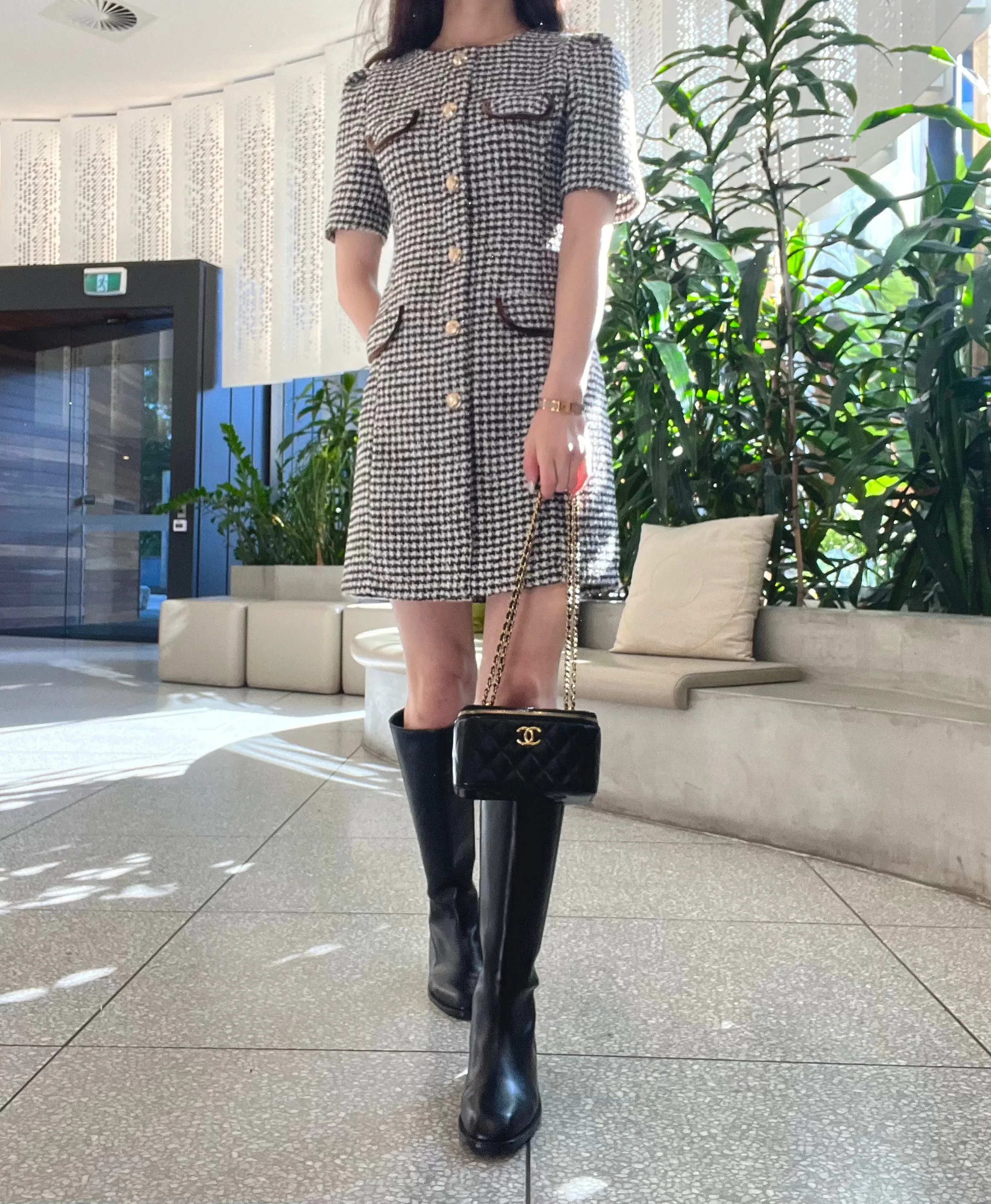 Angela Wool Tweed Dress