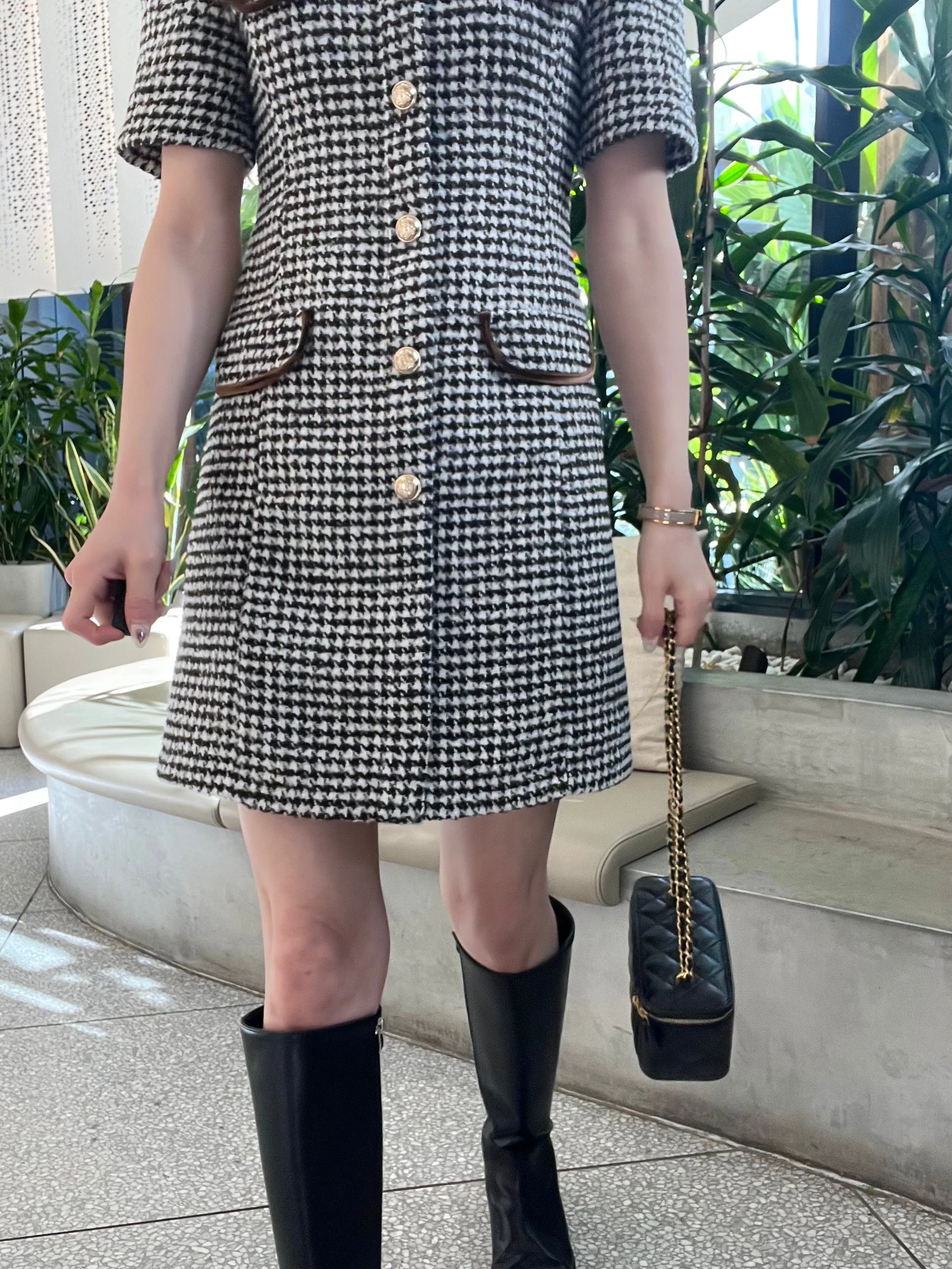 Angela Wool Tweed Dress