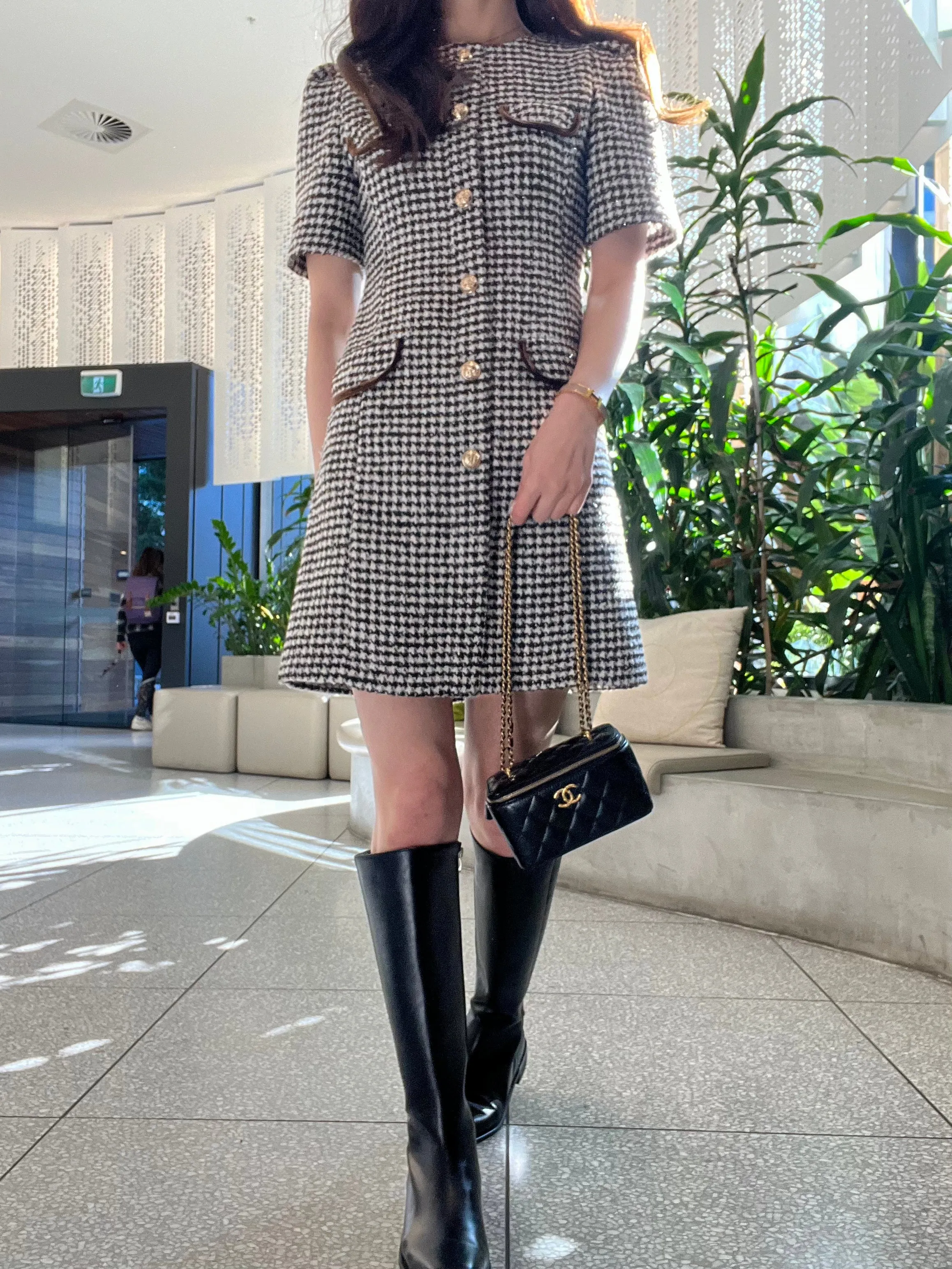 Angela Wool Tweed Dress