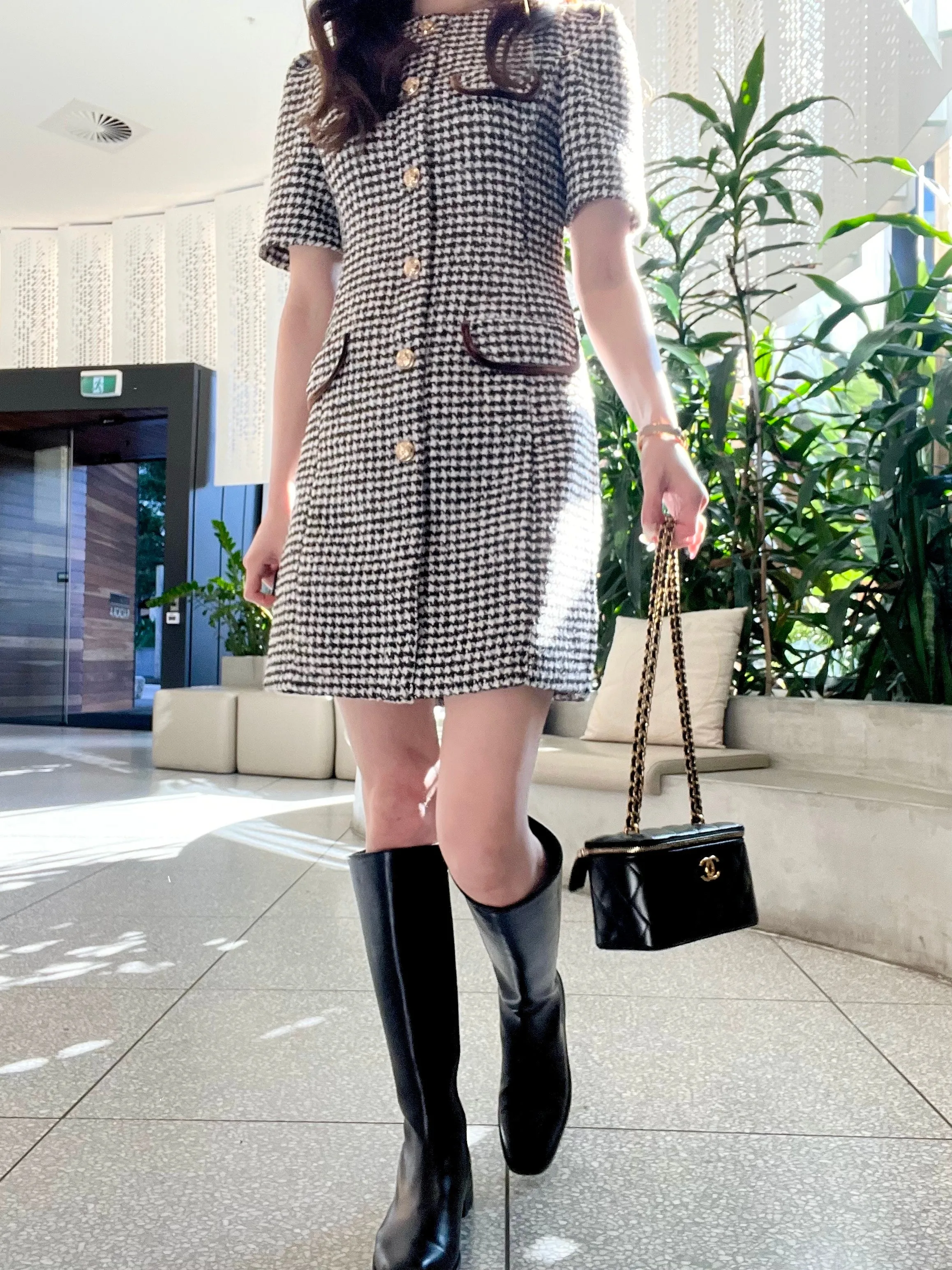 Angela Wool Tweed Dress