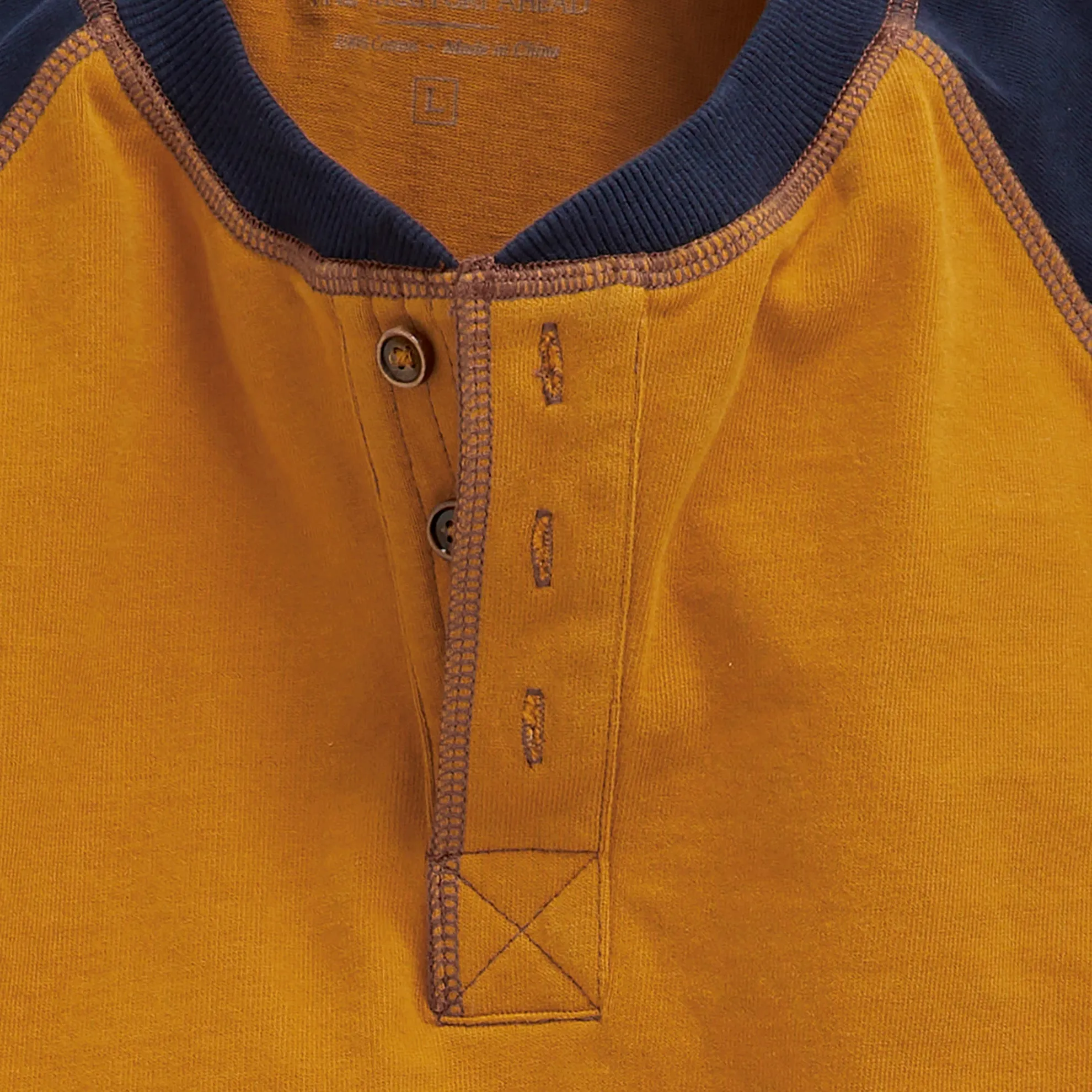 Apex Heavyweight Baseball Henley - Tall