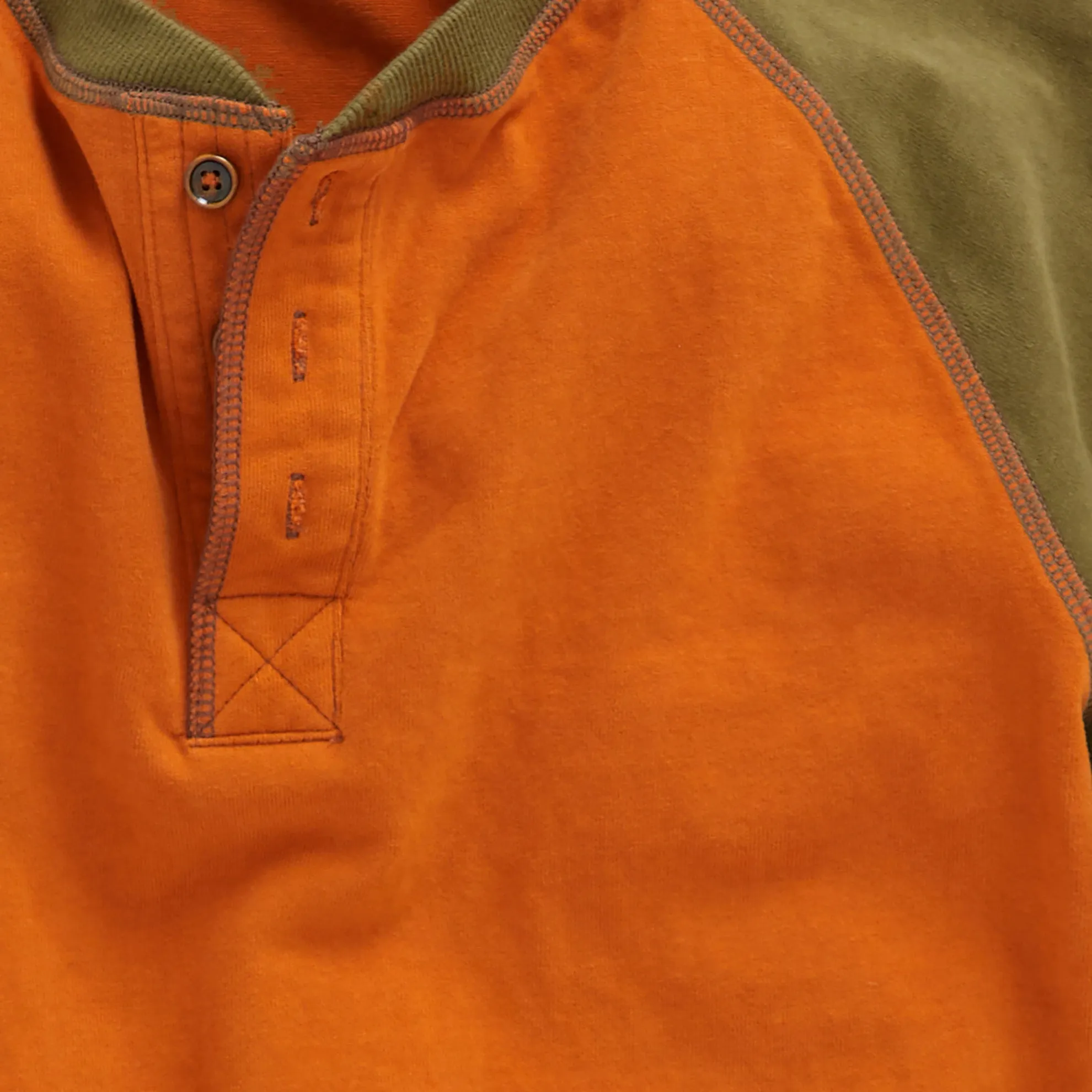 Apex Heavyweight Baseball Henley - Tall