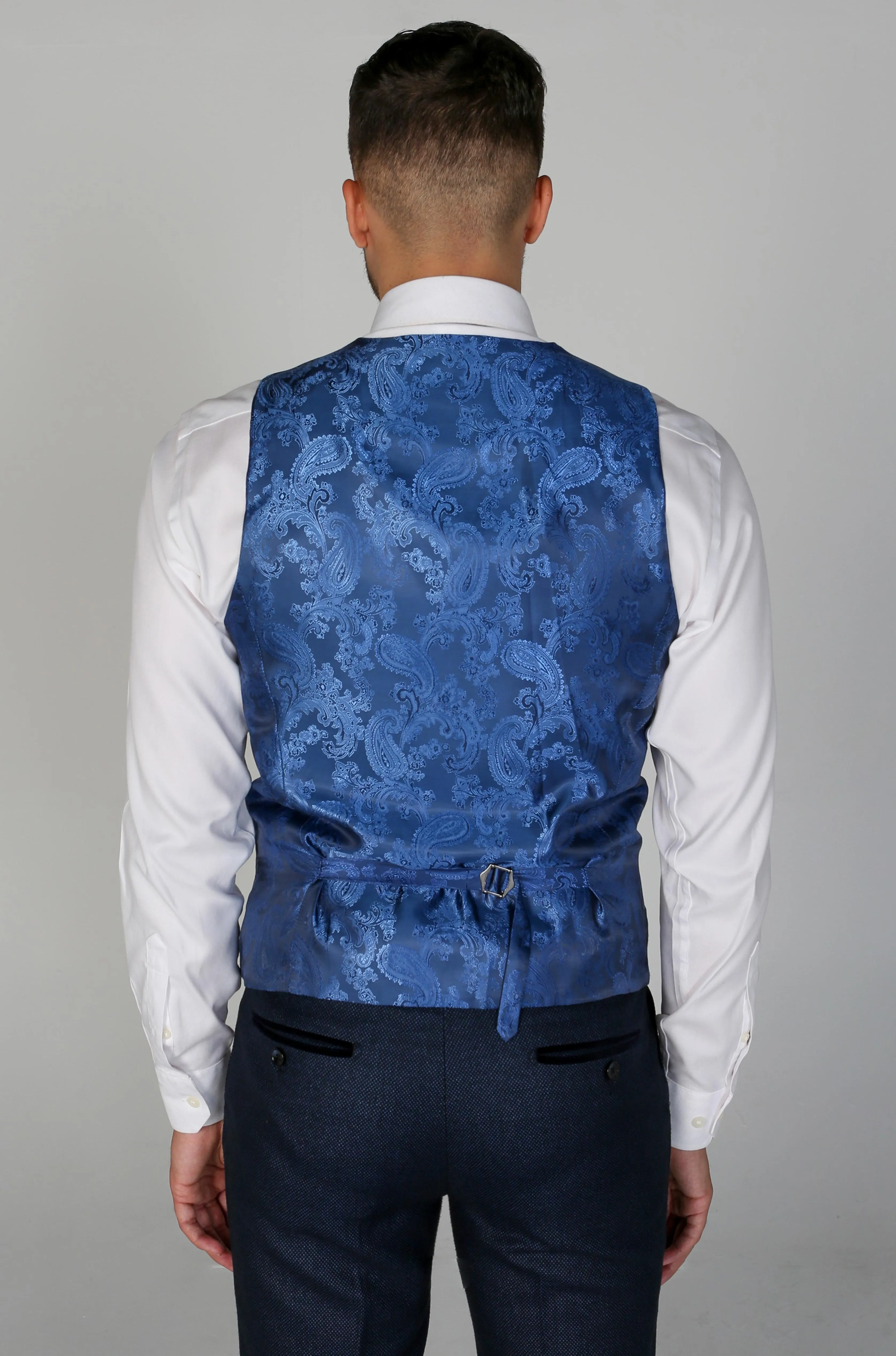 Arthur - Men's Navy Waistcoat