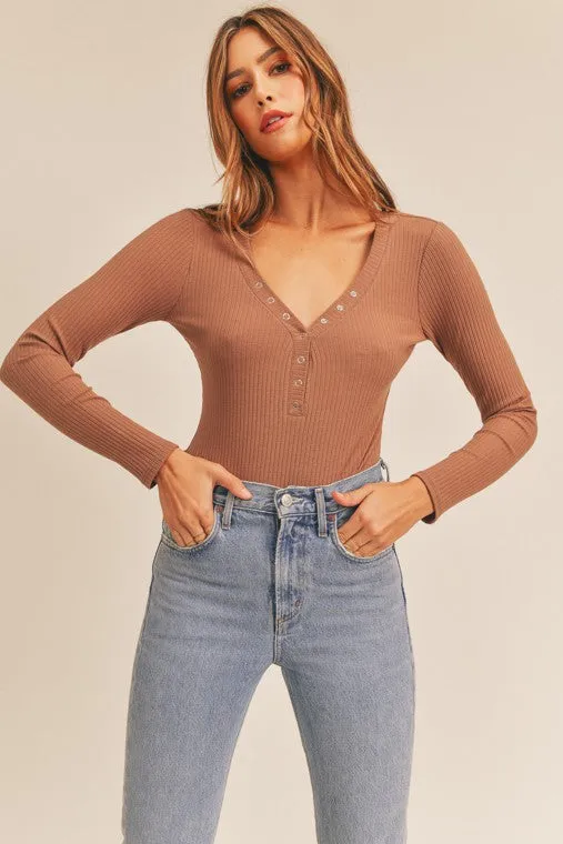 Ava Ribbed Bodysuit