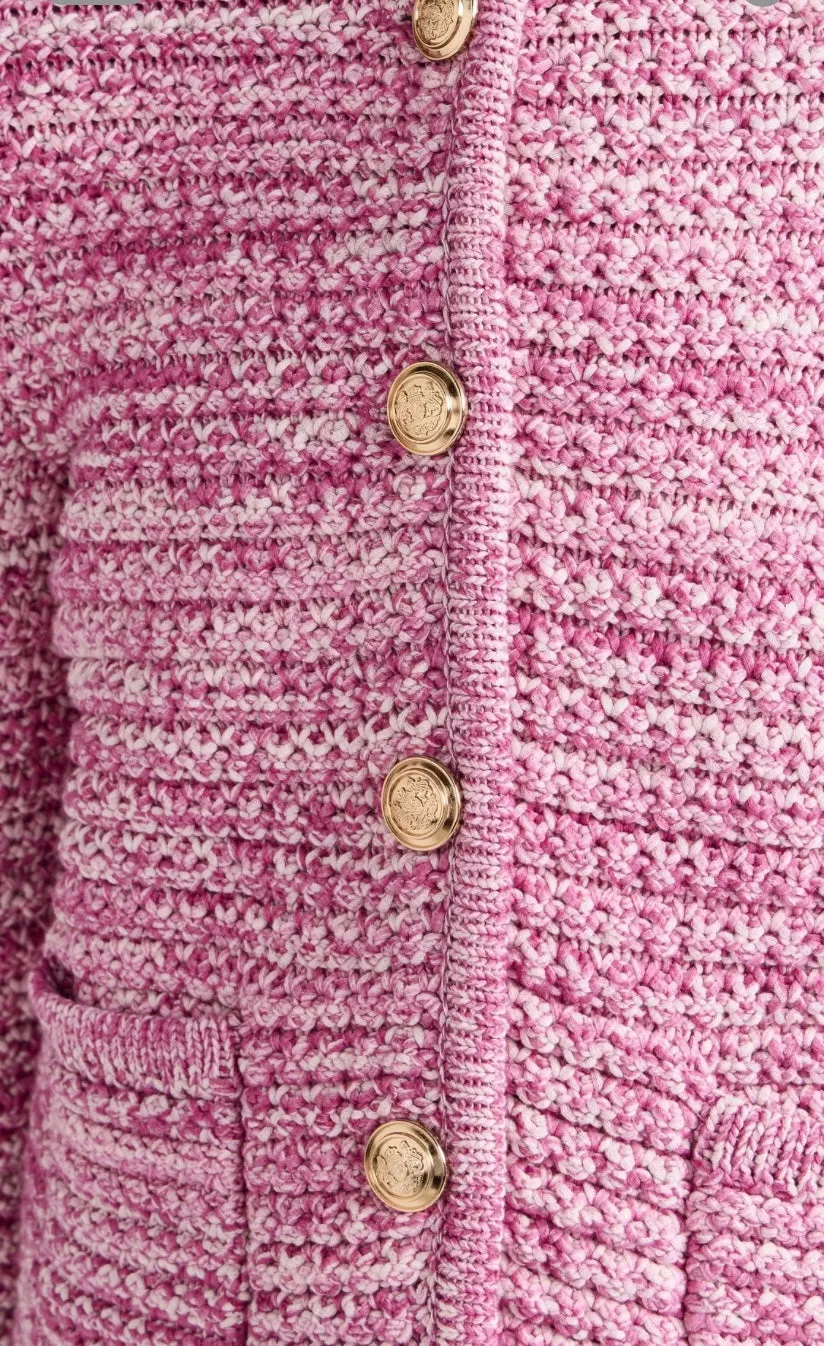 Ba&sh Guspa Cardigan Rose