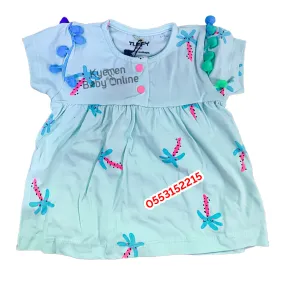Baby Girl Top / Dress (Tuffy) Light Green