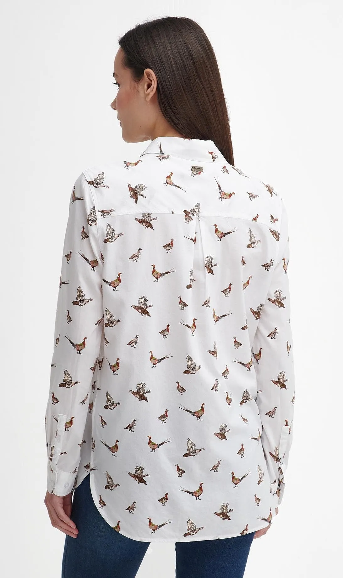 Barbour Shirt Safari Shirt Grouse Print  LSH1357MI15