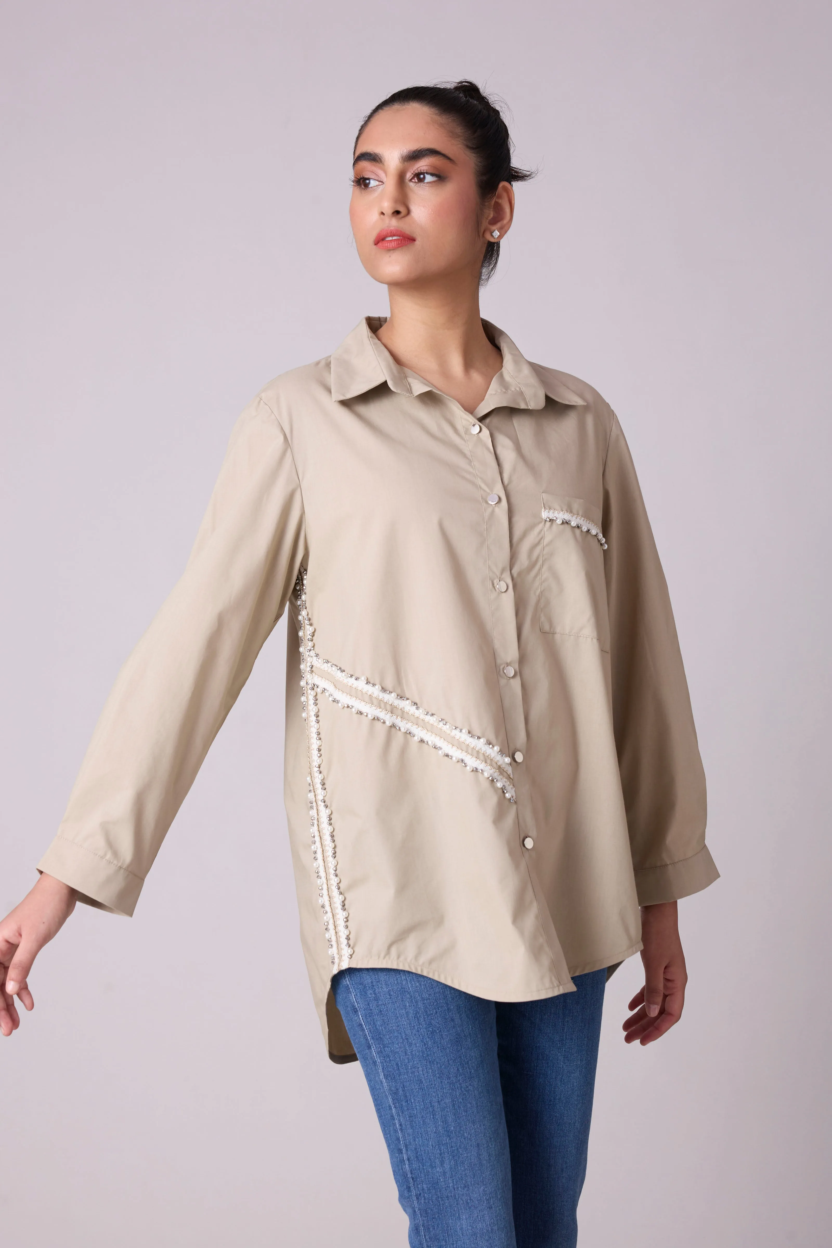 Bari Shirt - Beige