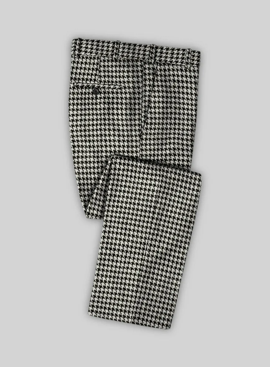 Big Houndstooth BW Tweed Suit