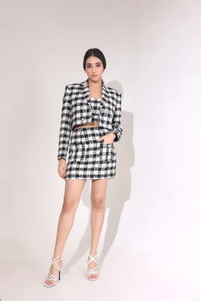 Blair Tweed Blazer, Top & Skirt