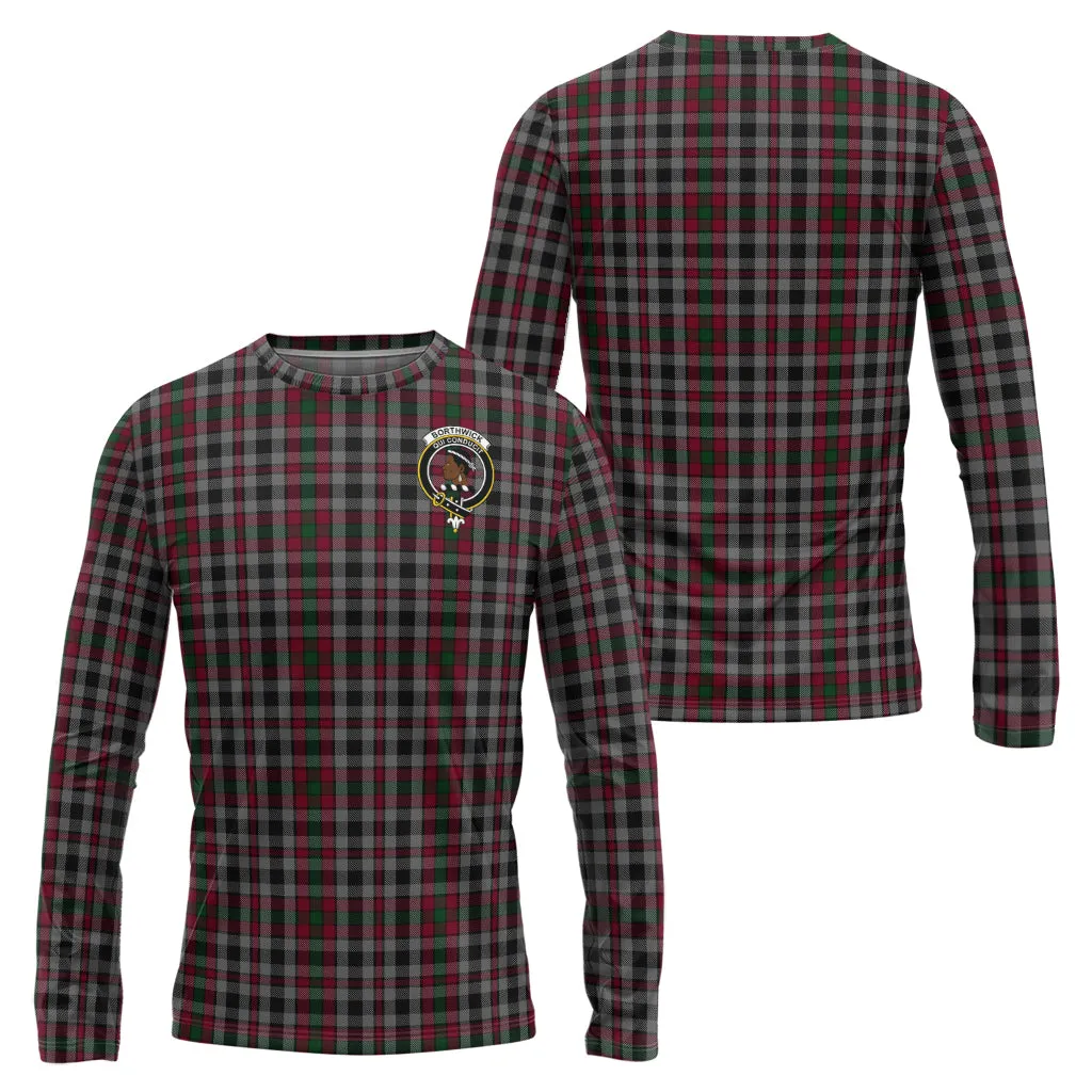 Borthwick Tartan Long Sleeve T-Shirt with Family Crest