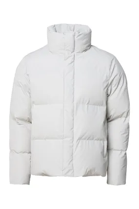 Boxy Puffer Jacket - Off White