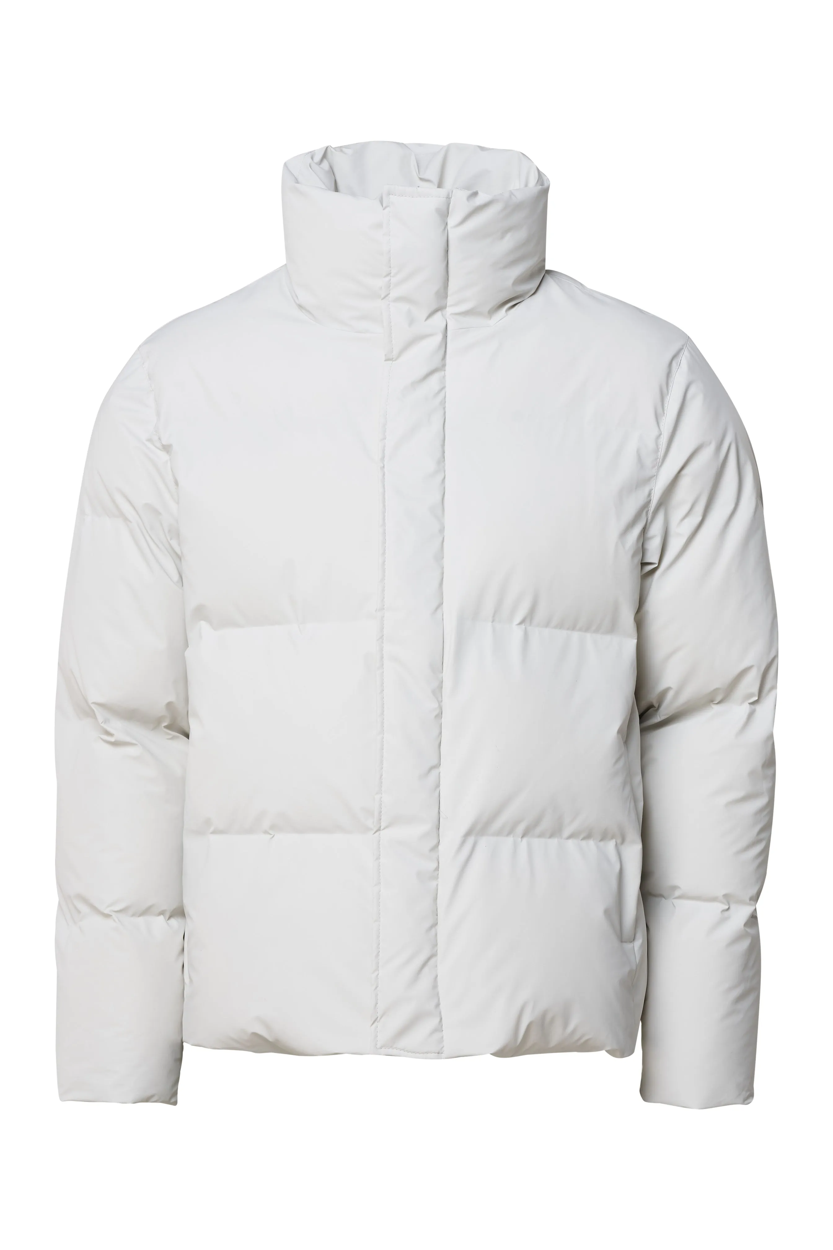 Boxy Puffer Jacket - Off White