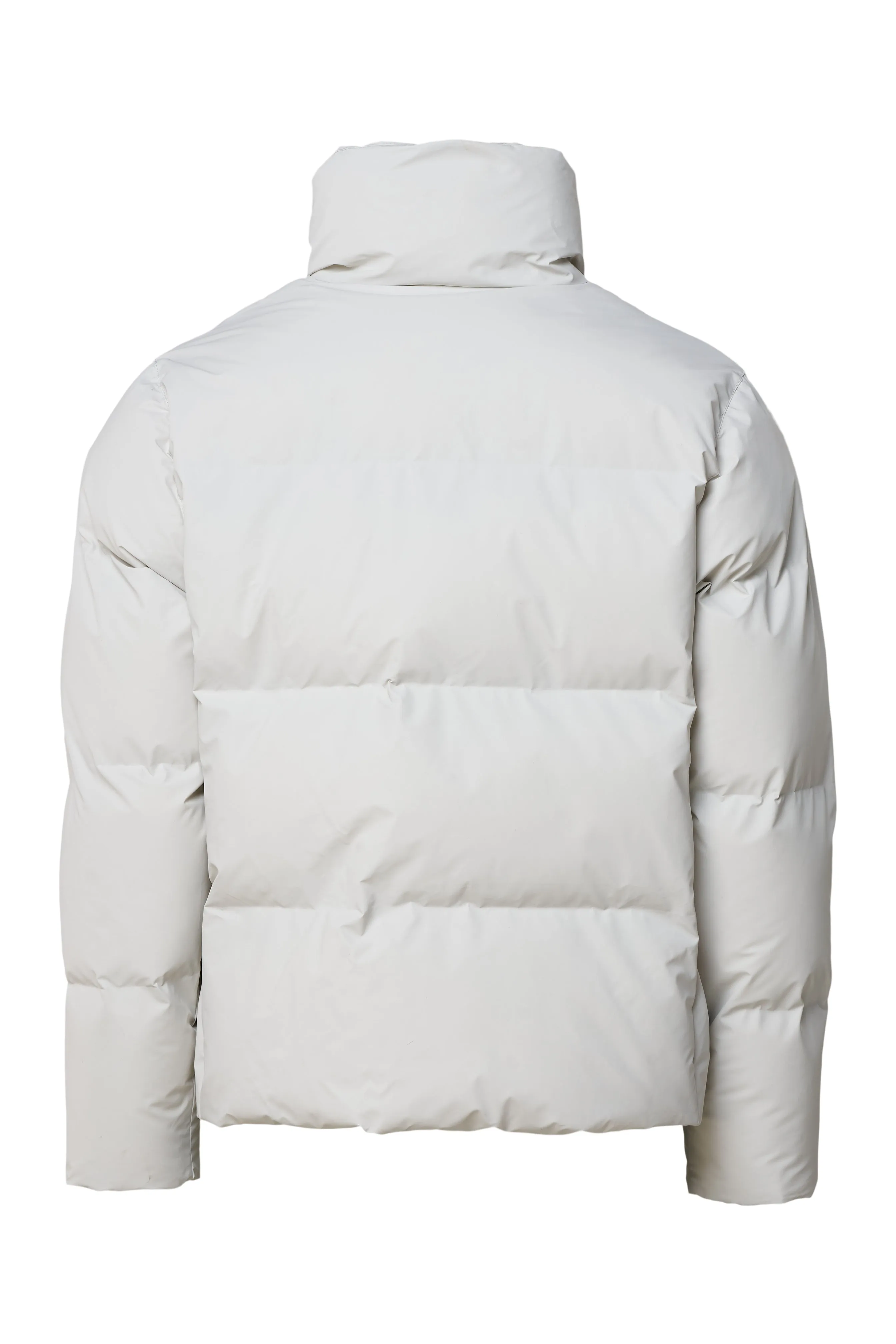 Boxy Puffer Jacket - Off White